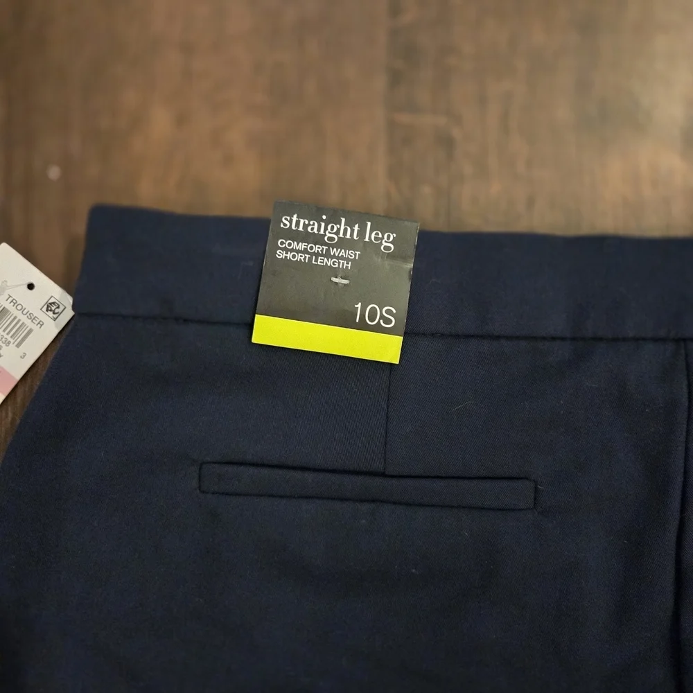 NWT Classic Navy Straight Leg Women's Pants